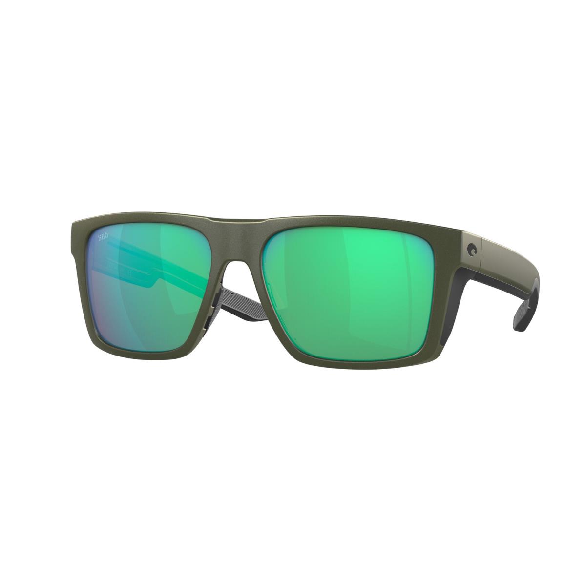 Costa Del Mar 06S 9104 Lido Moss Metallic Green Mirro 910410 Sunglasses