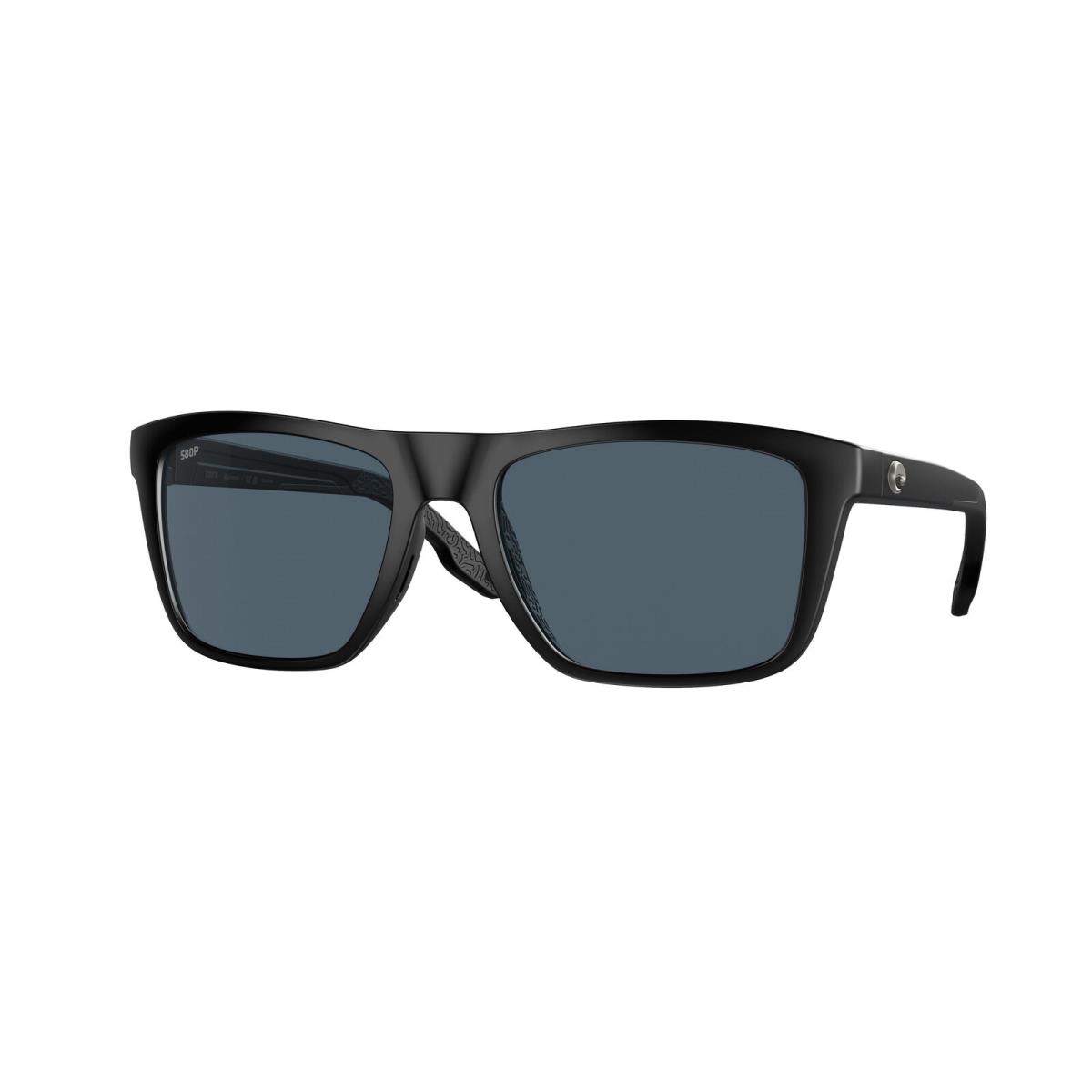 Costa Del Mar 06S 9107 Mainsail Matte Black Gray 580p 910708 Sunglasses