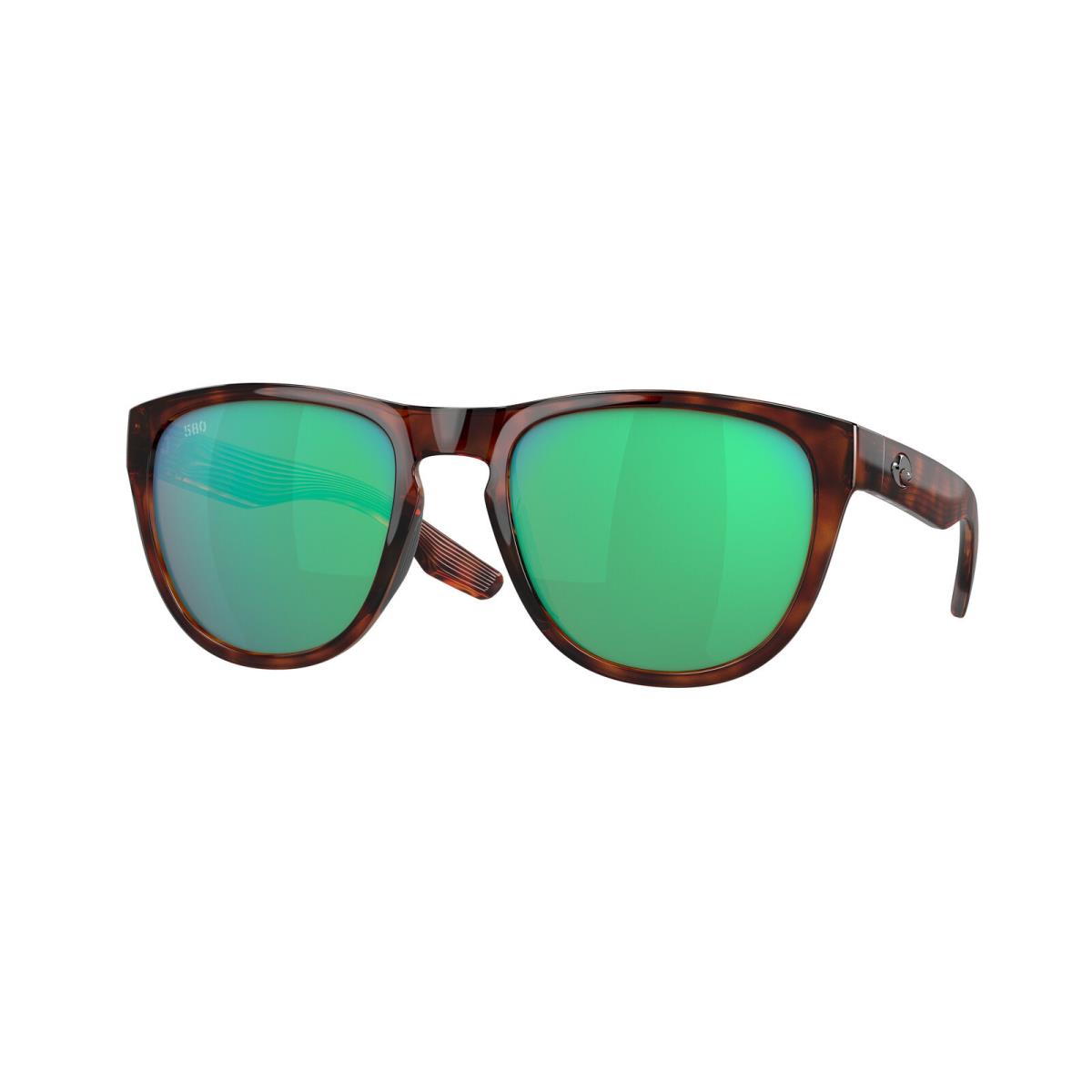 Costa Del Mar 06S 9082 Irie Tortoise Green Mirror 580 908206 Sunglasses