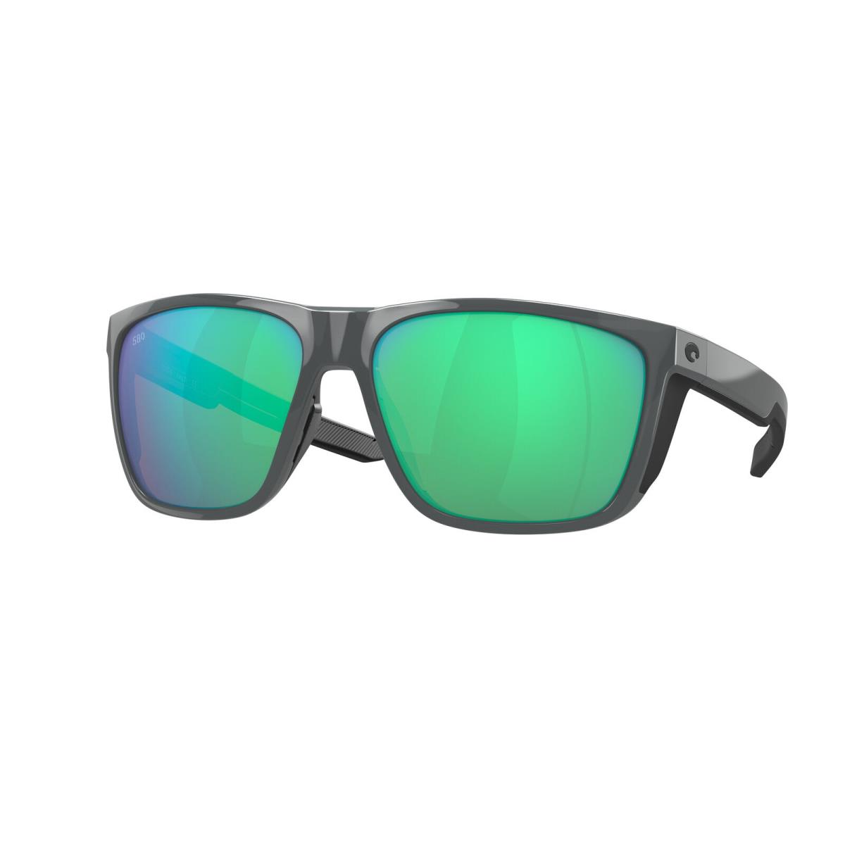 Costa Del Mar 06S 9012 Ferg xl 298 Shiny Gray Green m 901209 Sunglasses