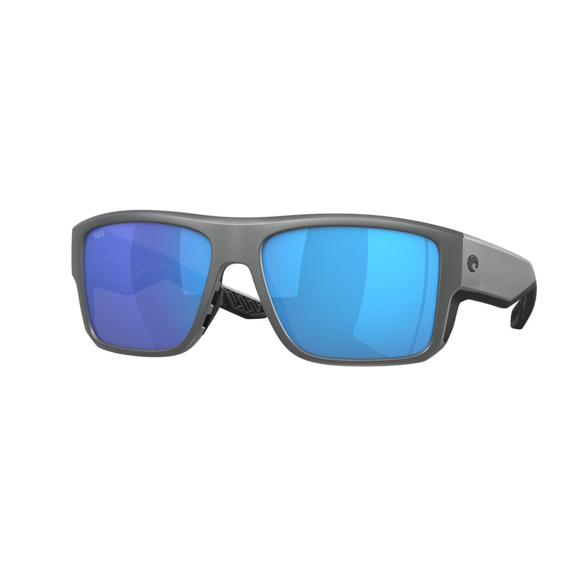 Costa Del Mar 06S 9116 Taxman Matte Gray Blue Mirror 911607 Sunglasses