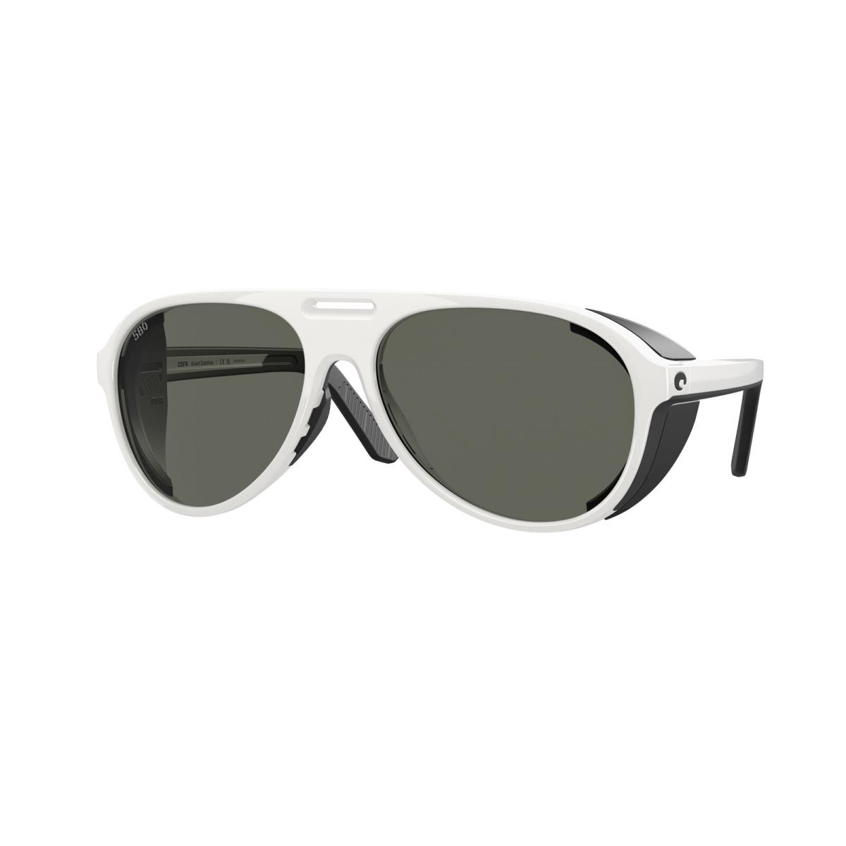 Costa Del Mar 06S 9117 Grand Catalina Hull White Gray 911708 Sunglasses