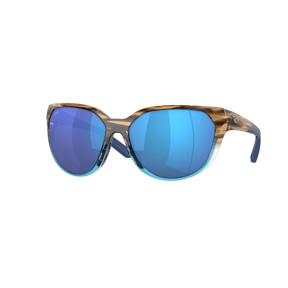 Costa Del Mar 06S 9110 Mayfly Wahoo Blue Mirror 580g 911005 Sunglasses