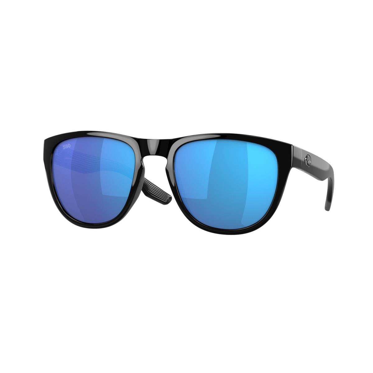 Costa Del Mar 06S 9082 Irie Black Blue Mirror 580g 908201 Sunglasses