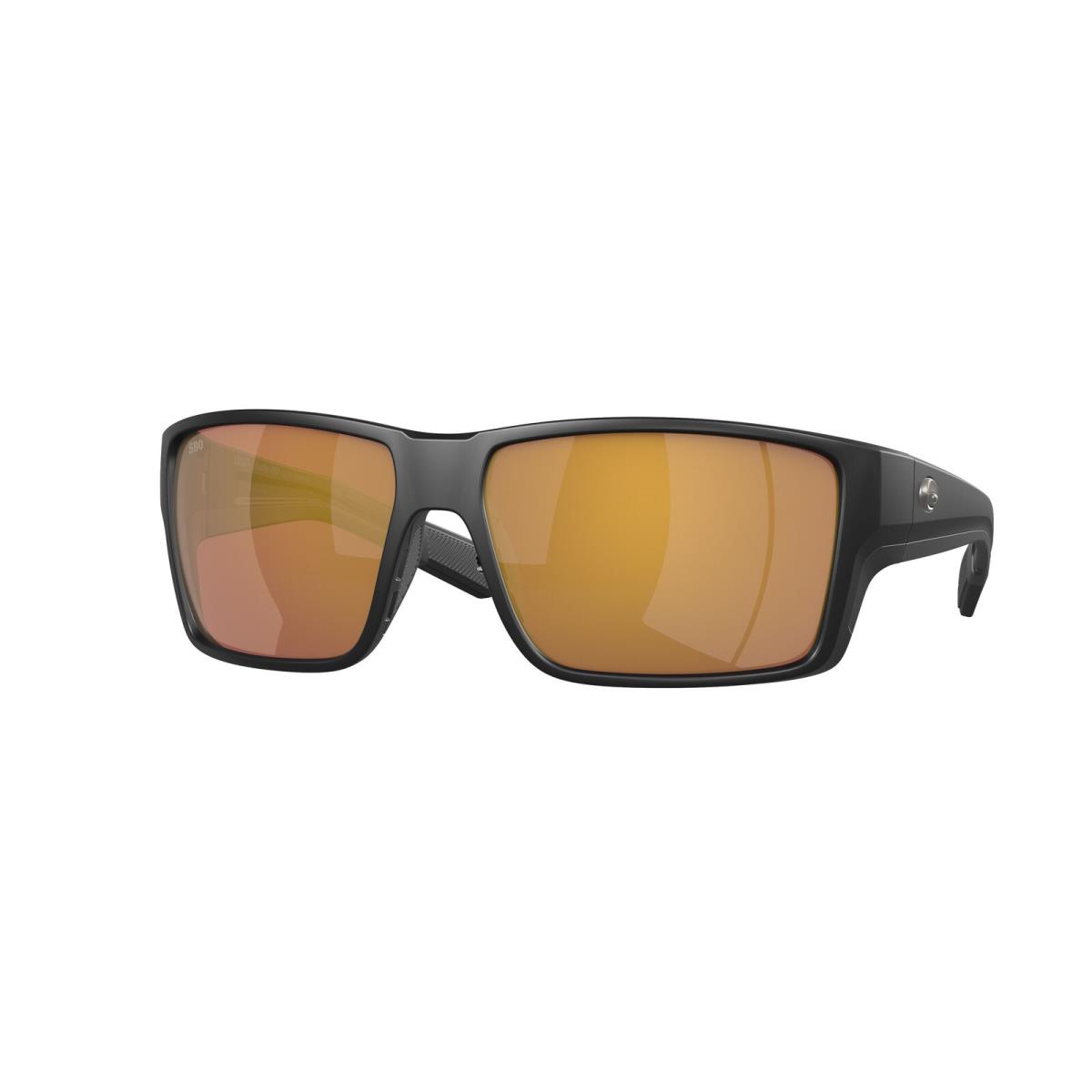 Costa Del Mar 06S 9080 Reefton Pro Matte Black Gold m 908014 Sunglasses