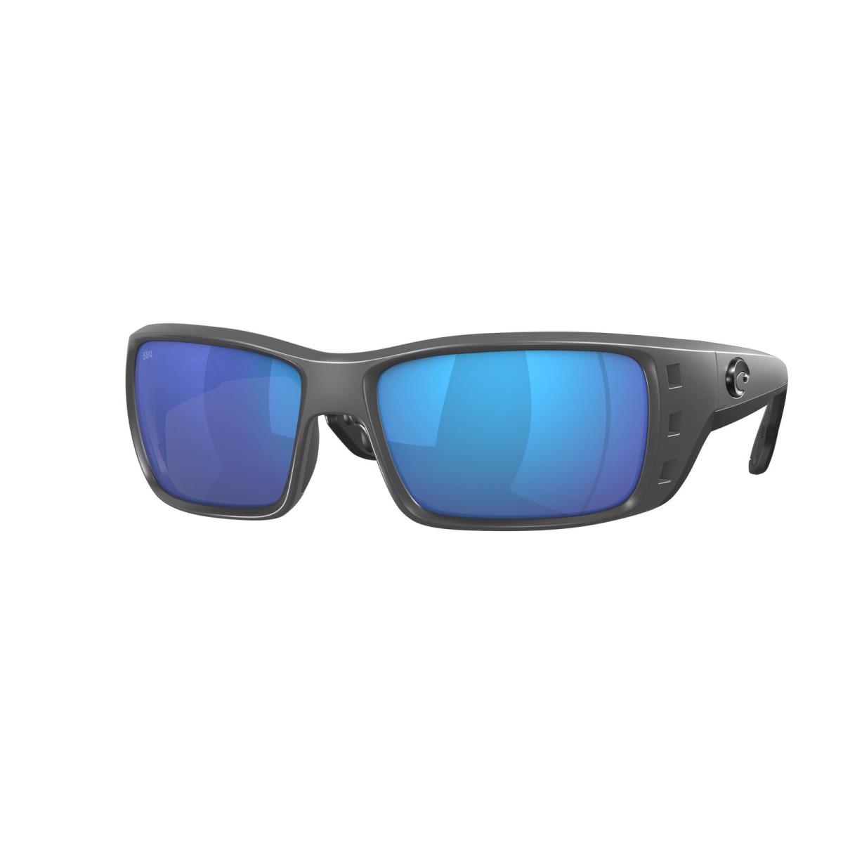 Costa Del Mar 06S 9022 Permit 98 Matte Gray Blue Mirr 902223 Sunglasses