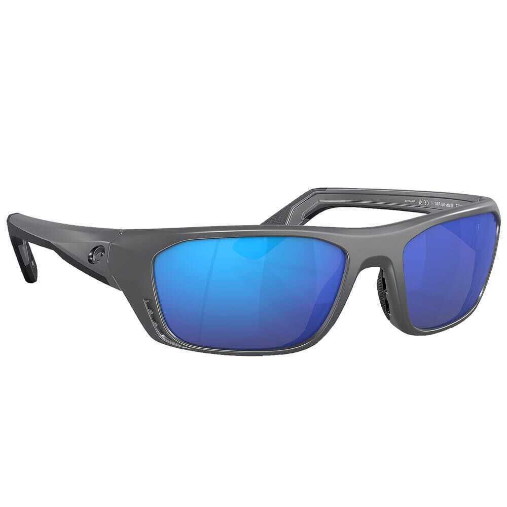 Costa Whitetip Pro Matte Gray Sunglasses W/blue Mirror 580G 06S9115-91150757