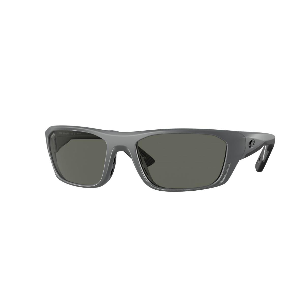 Costa Del Mar 06S 9115 Whitetip Pro Matte Gray Gray 5 911508 Sunglasses