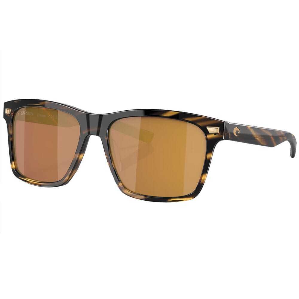 Costa Aransas Tortoise Frame Sunglasses W/gold Mirror 580G 06S2005-20051558