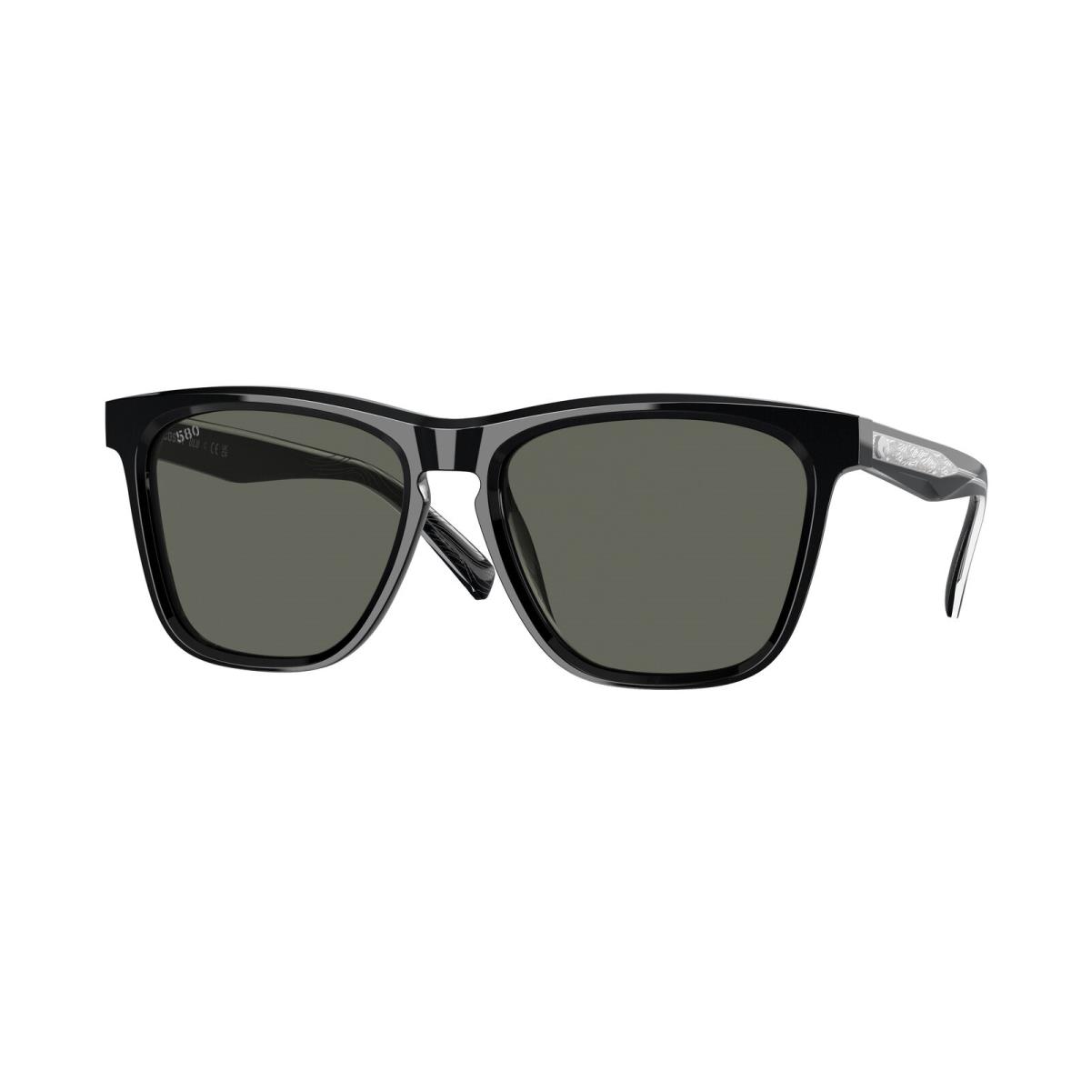 Costa Del Mar 06S 2014 Ulu Black Gray 580g 201401 Sunglasses