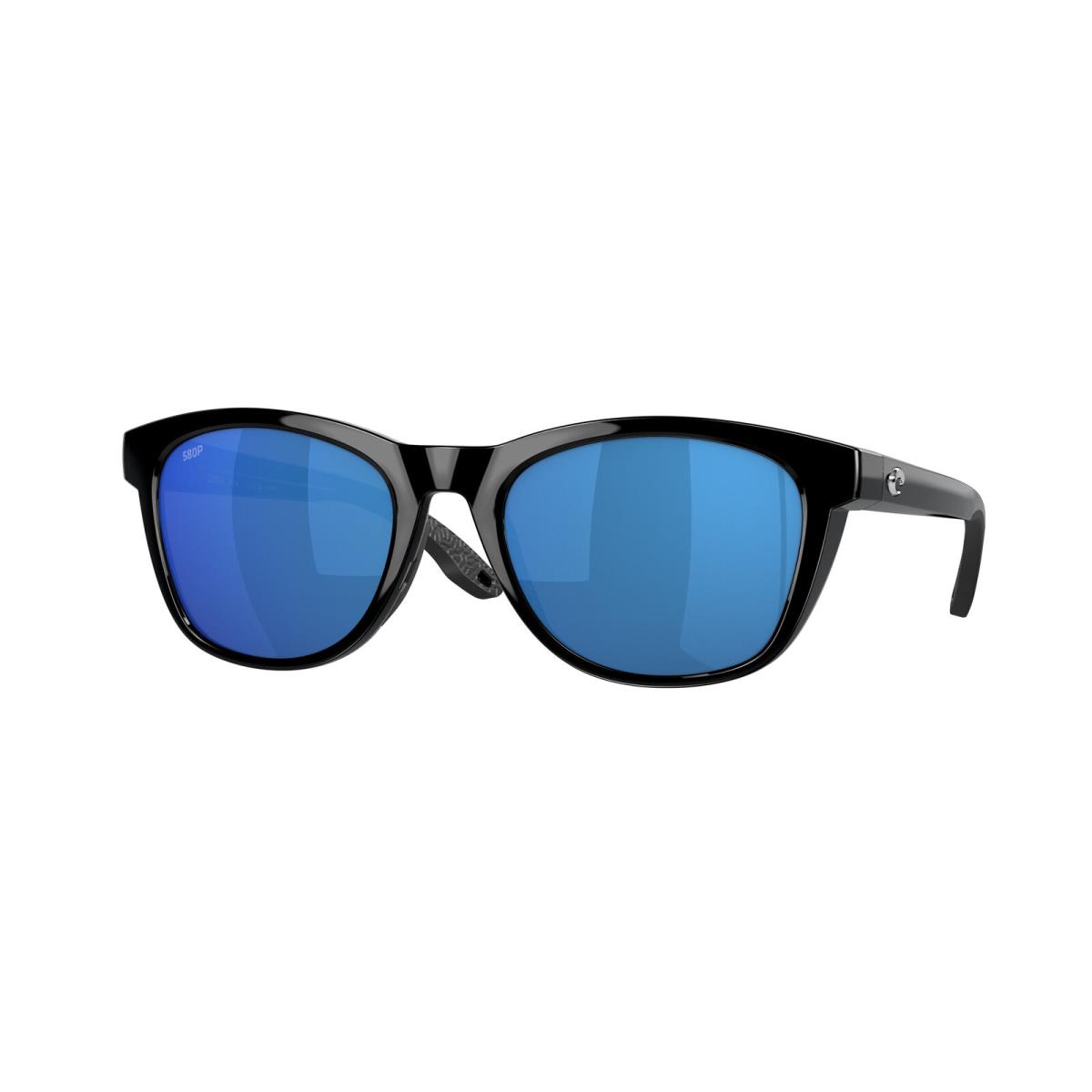 Costa Del Mar 06S 9108 Aleta Black Blue Mirror 580p 910808 Sunglasses