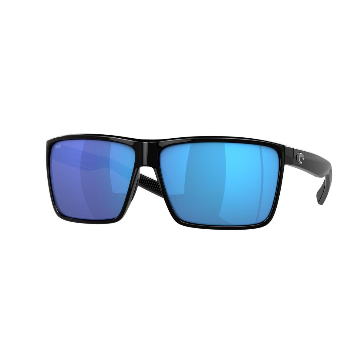 Costa Del Mar 06S 9018 Rincon 11 Shiny Black Blue Mir 901833 Sunglasses