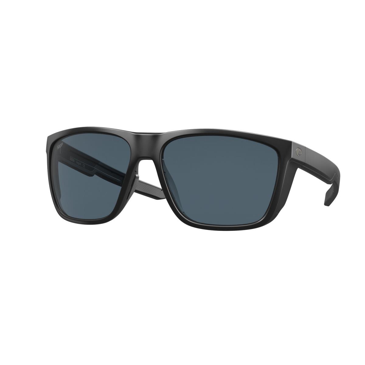 Costa Del Mar 06S 9012 Ferg xl 11 Matte Black Gray 58 901207 Sunglasses