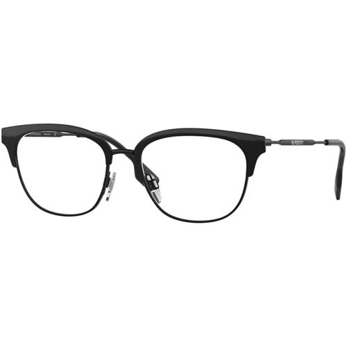Burberry Eyeglasses Square BE1334 1001 52mm Black 52-17-140