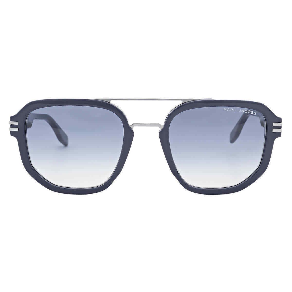 Marc Jacobs Blue Gradient Square Men`s Sunglasses Marc 588/S 0PJP/08 53