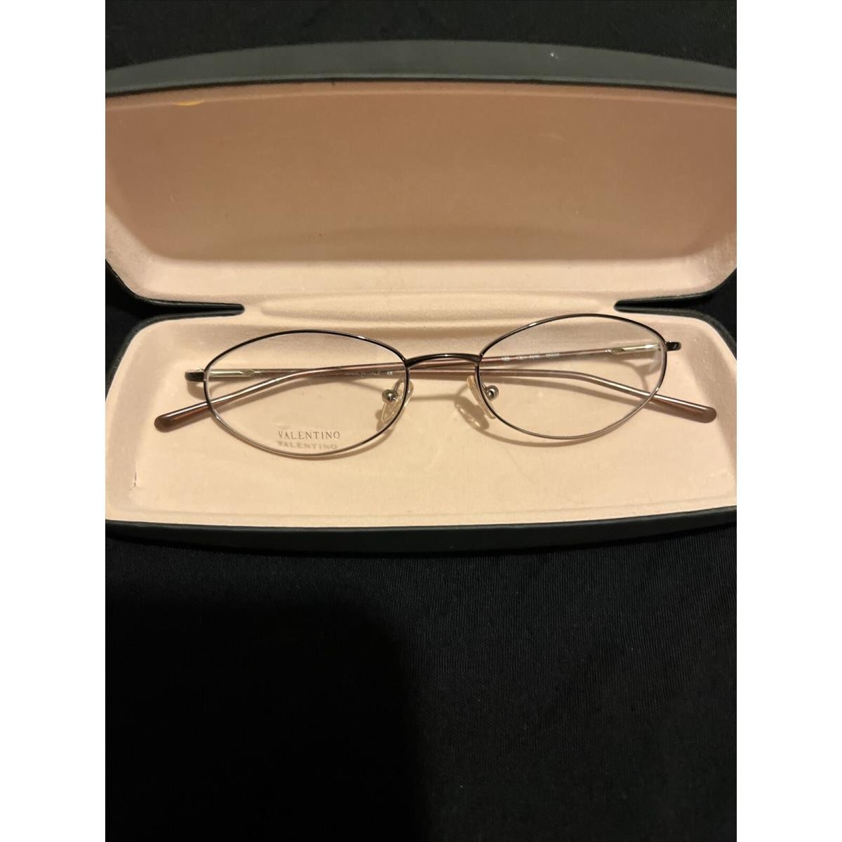 Valentino Eyeglasses V5696 ON6M Pale Brown 50-17/135 mm Made In Italy