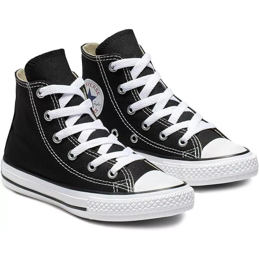 Unisex Kids Converse Child Chuck Taylor All Star Canvas High Top 3J231 Black - Black