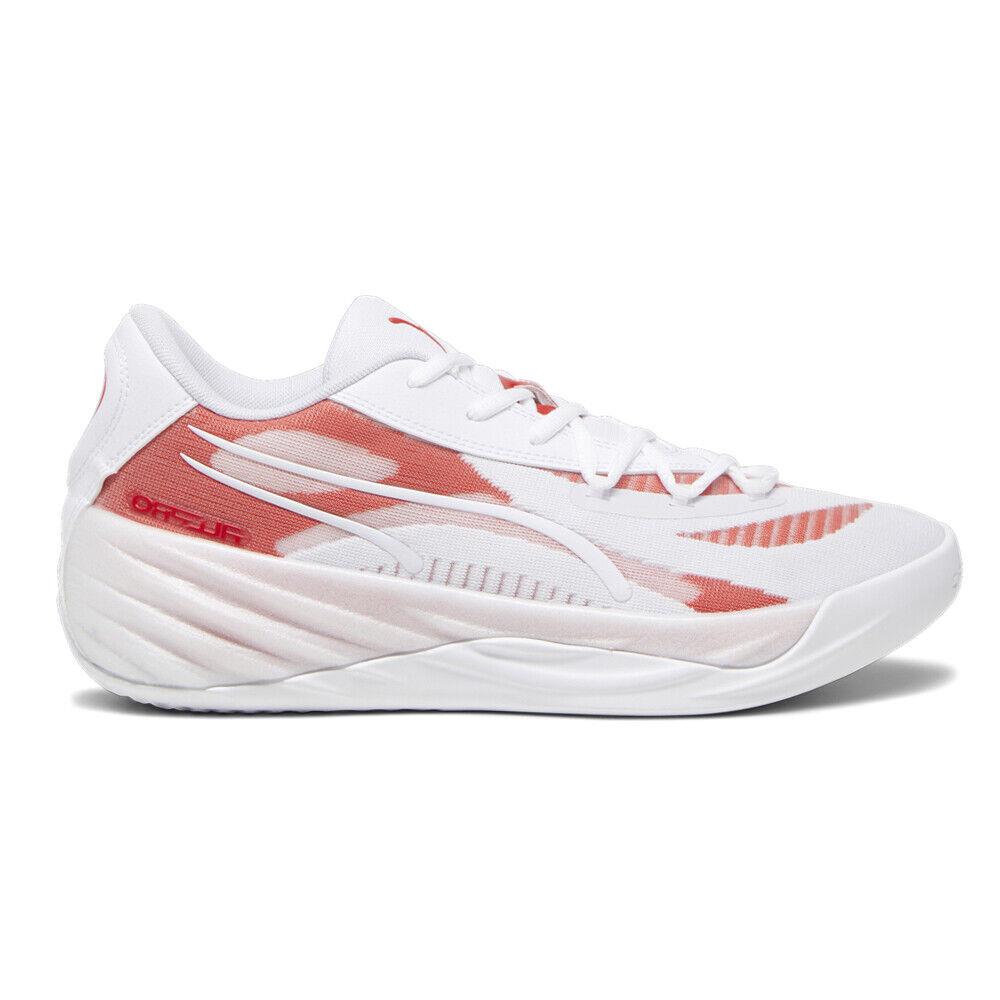 Puma Allpro Nitro Team Basketball Mens White Sneakers Athletic Shoes 37908104