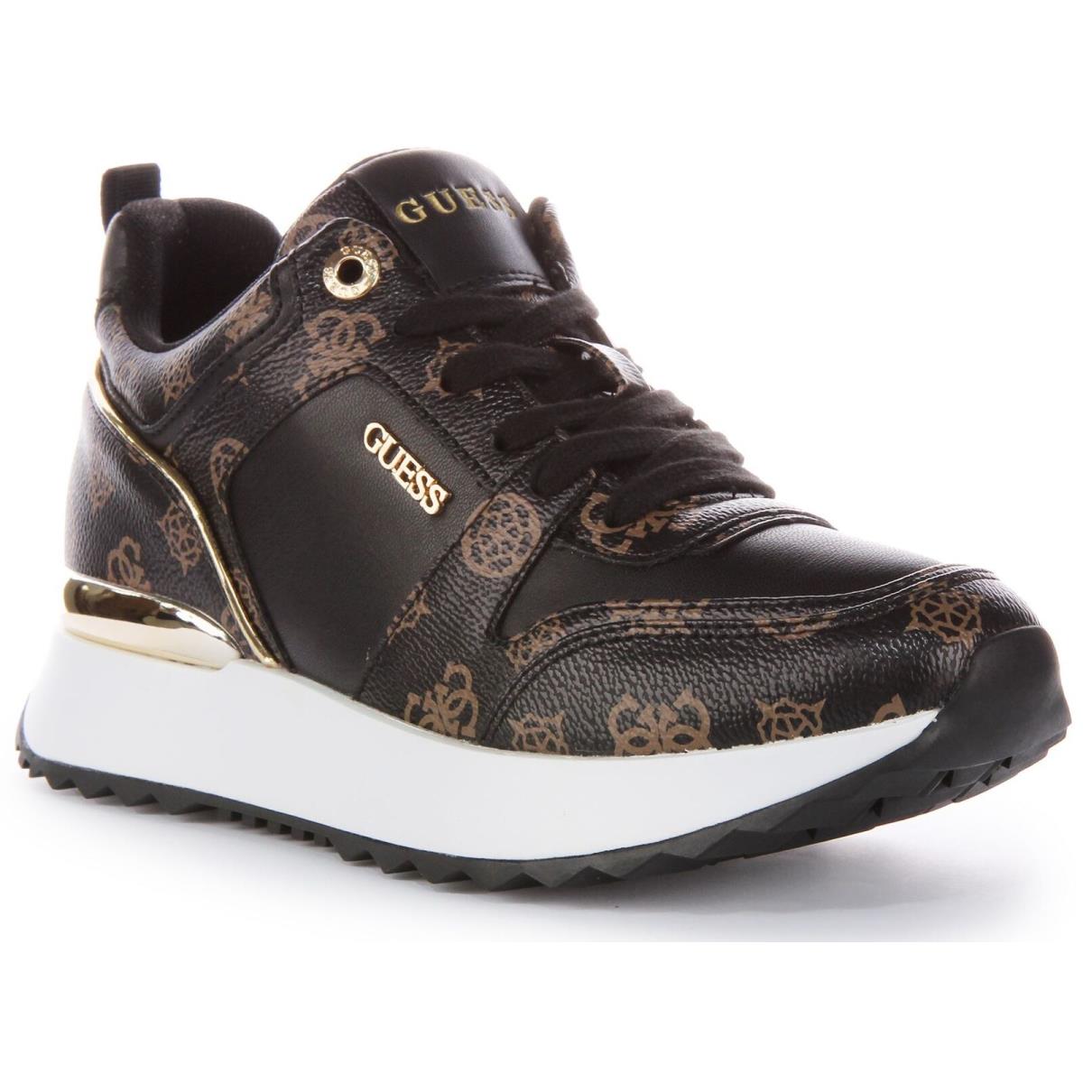 Guess Fl8Ddyfal12 Women Sneaker Choco Size US 5 - 11