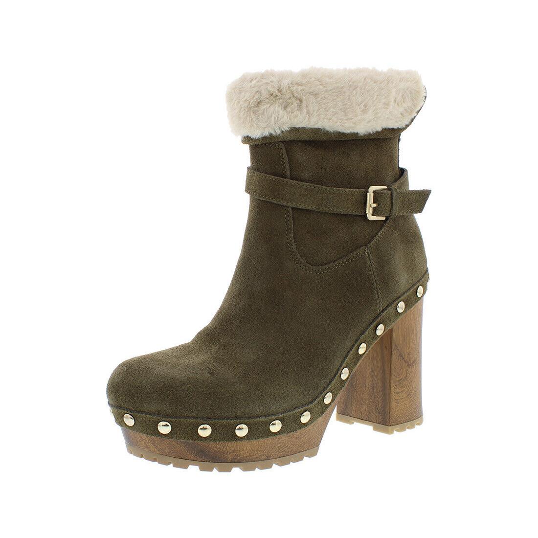 Guess Damina Fur Boot Womens Shoes Size 8.5 Color: Medium Green