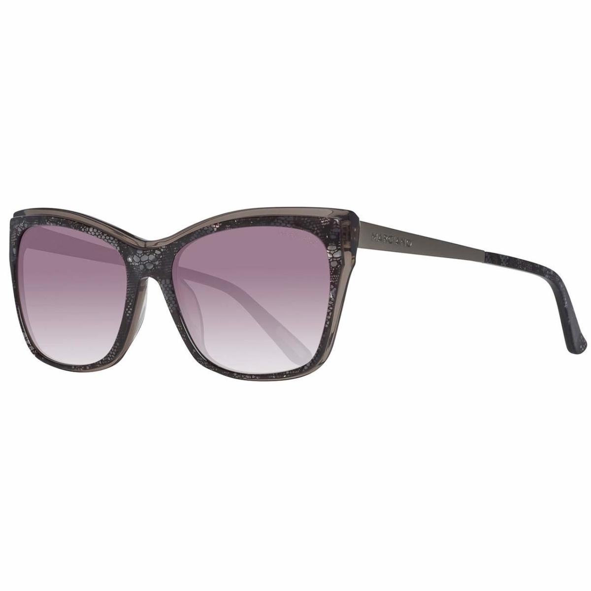 Guess Designer Sunglasses GM0739-05C in Black Lace with Violet Gradient Lenses