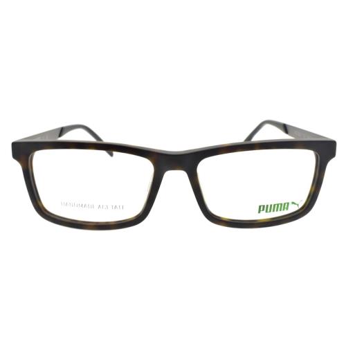 Puma PE0138OL 003 Men`s Eyeglasses Frames 54-16-140 Havana / Ruthenium
