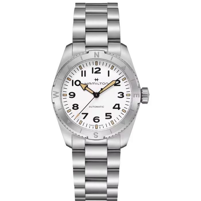 Hamilton Khaki Field Expedition White Dial Men`s Watch H70225110