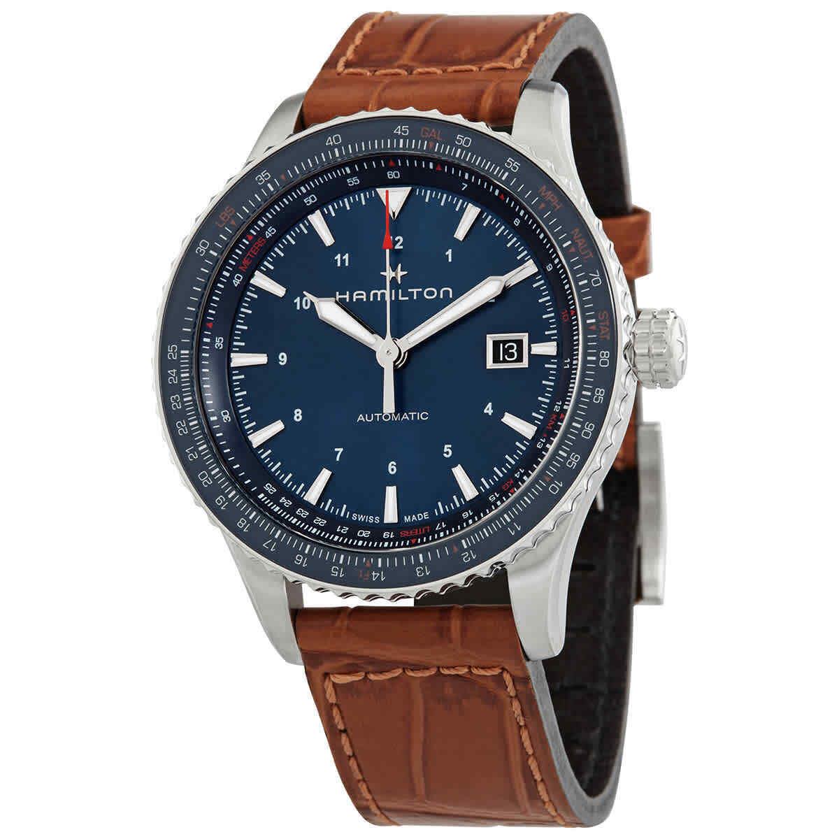 Hamilton Khaki Aviation Automatic Blue Dial Men`s Watch H76645540