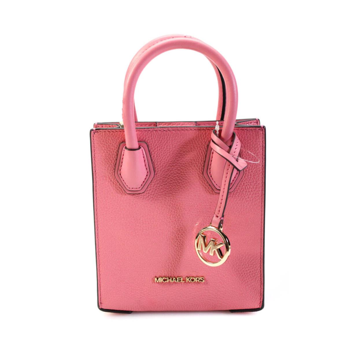 Kors Womens Tea Rose Extra Small Shopper Crossbody Bag Handbag