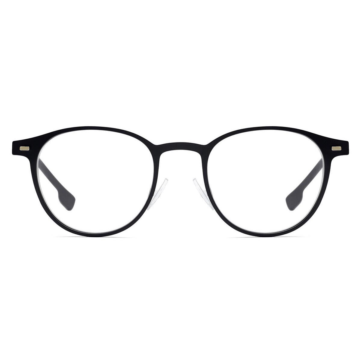 Hugo Boss 1010 Eyeglasses Men 0003 Matte Black Cat Eye 48mm