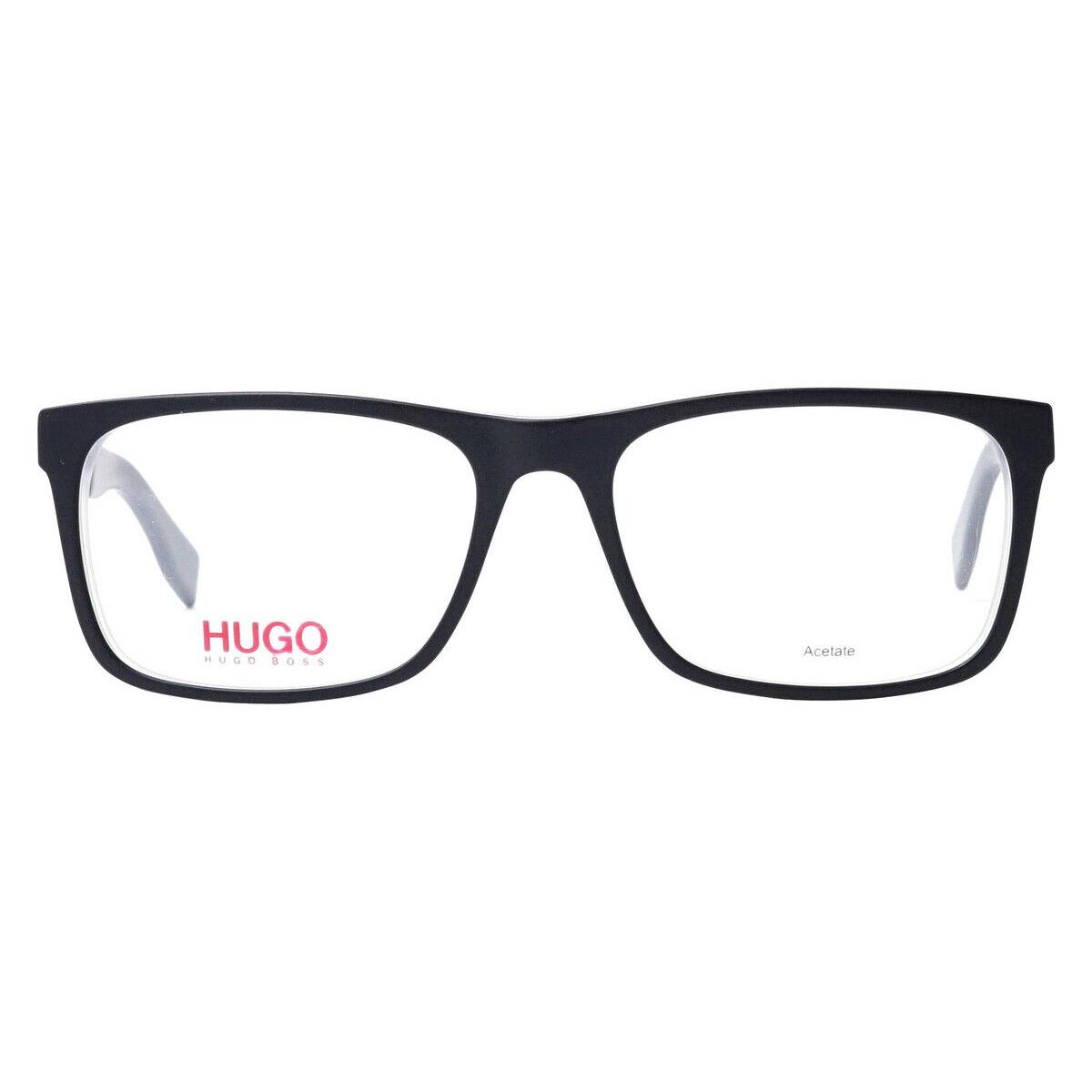 Hugo Boss 0248 Eyeglasses 0O6W Blrut Dark Gray Rectangle 56mm