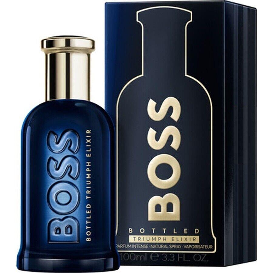 Hugo Boss Men`s Bottled Triumph Elixir Intense Parfum 3.3 oz Fragrances