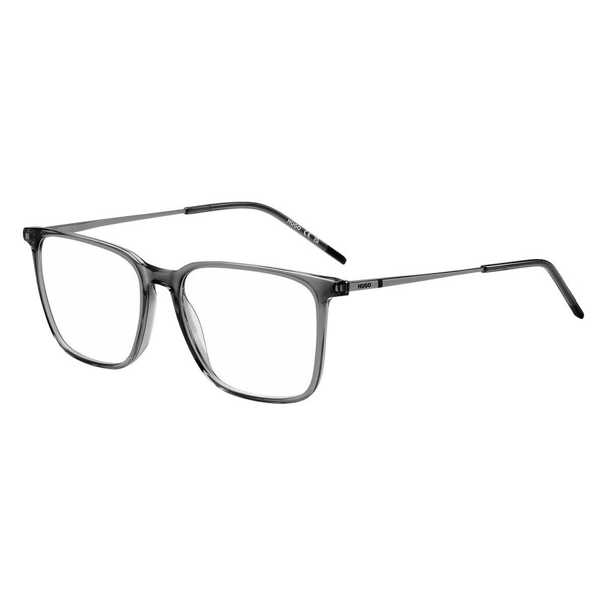 Hugo Boss HG 1288 Men Eyeglasses Gray Ruthenium 54mm - Frame: Gray Ruthenium, Lens: Demo