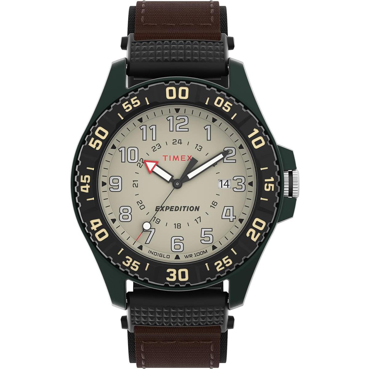 Timex Men`s Camper 42mm Wristwatch Brown