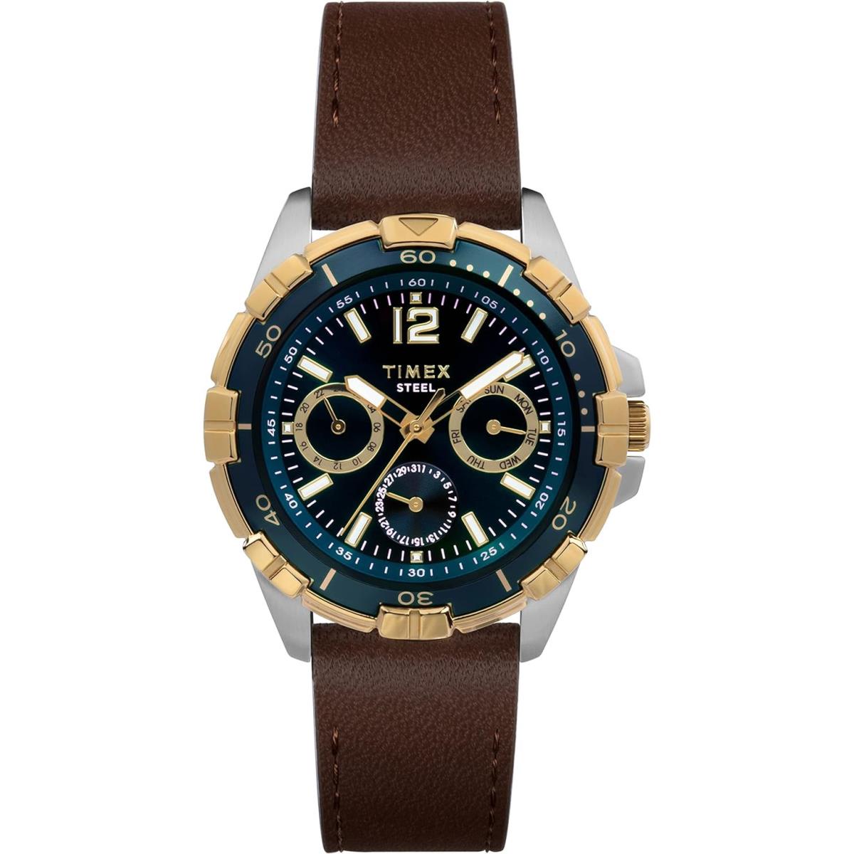 Timex Men`s 44mm Dress Watch Brown