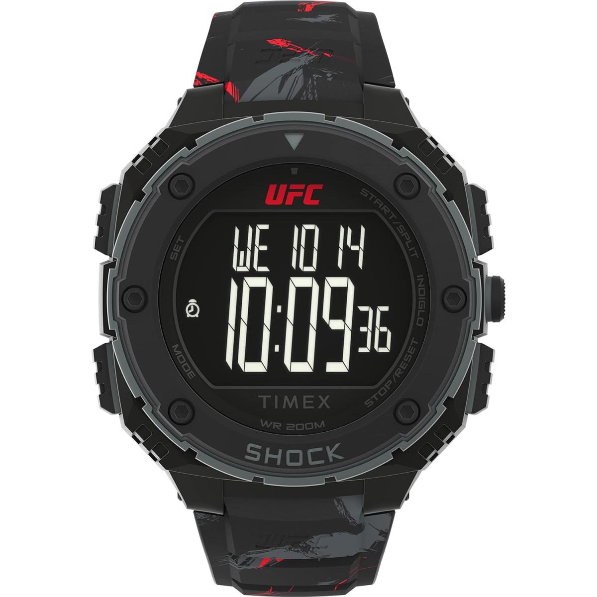 Timex Men`s Shock Oversize Watch Black/Digital/Black
