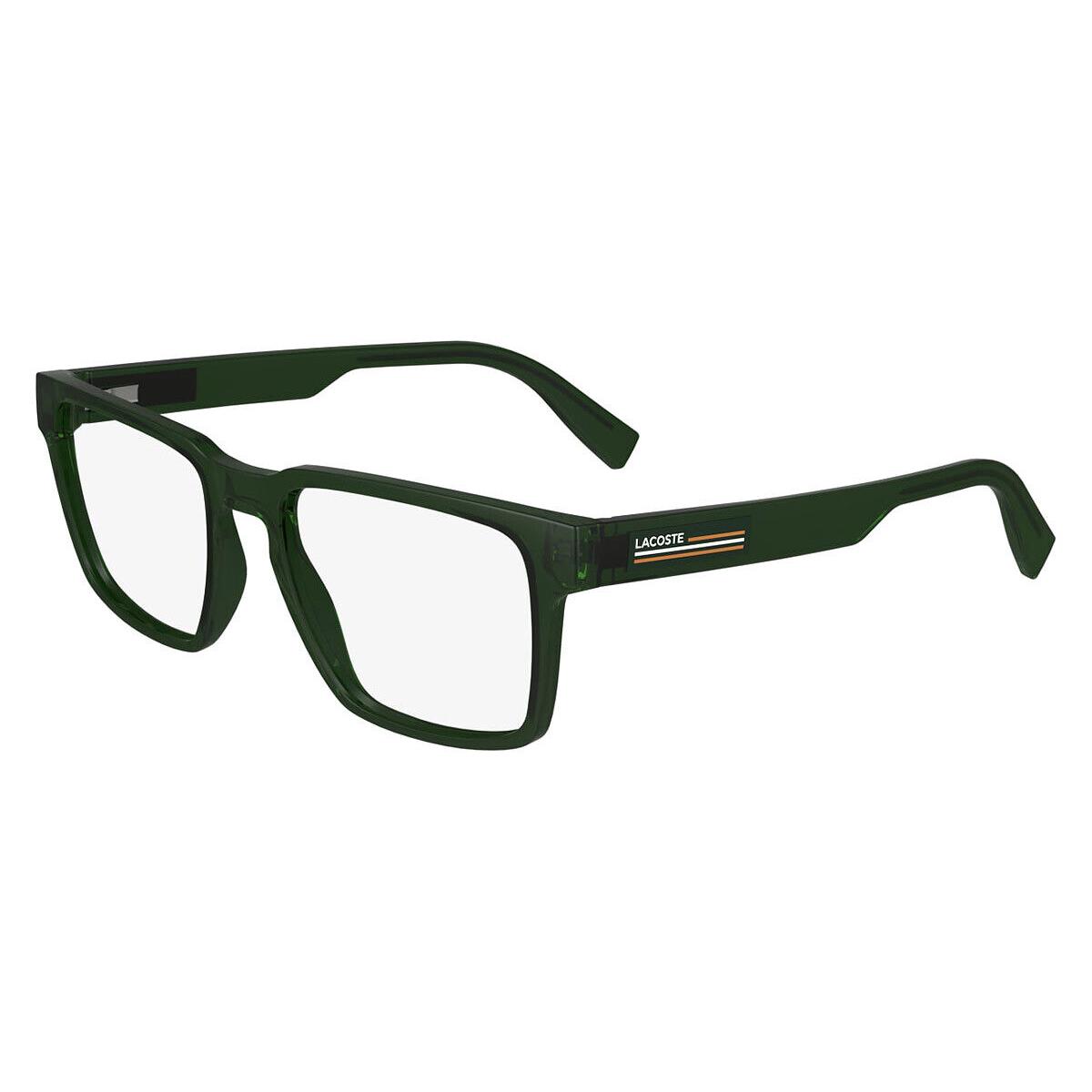 Lacoste L2948 Eyeglasses Men Transparent Green 53mm