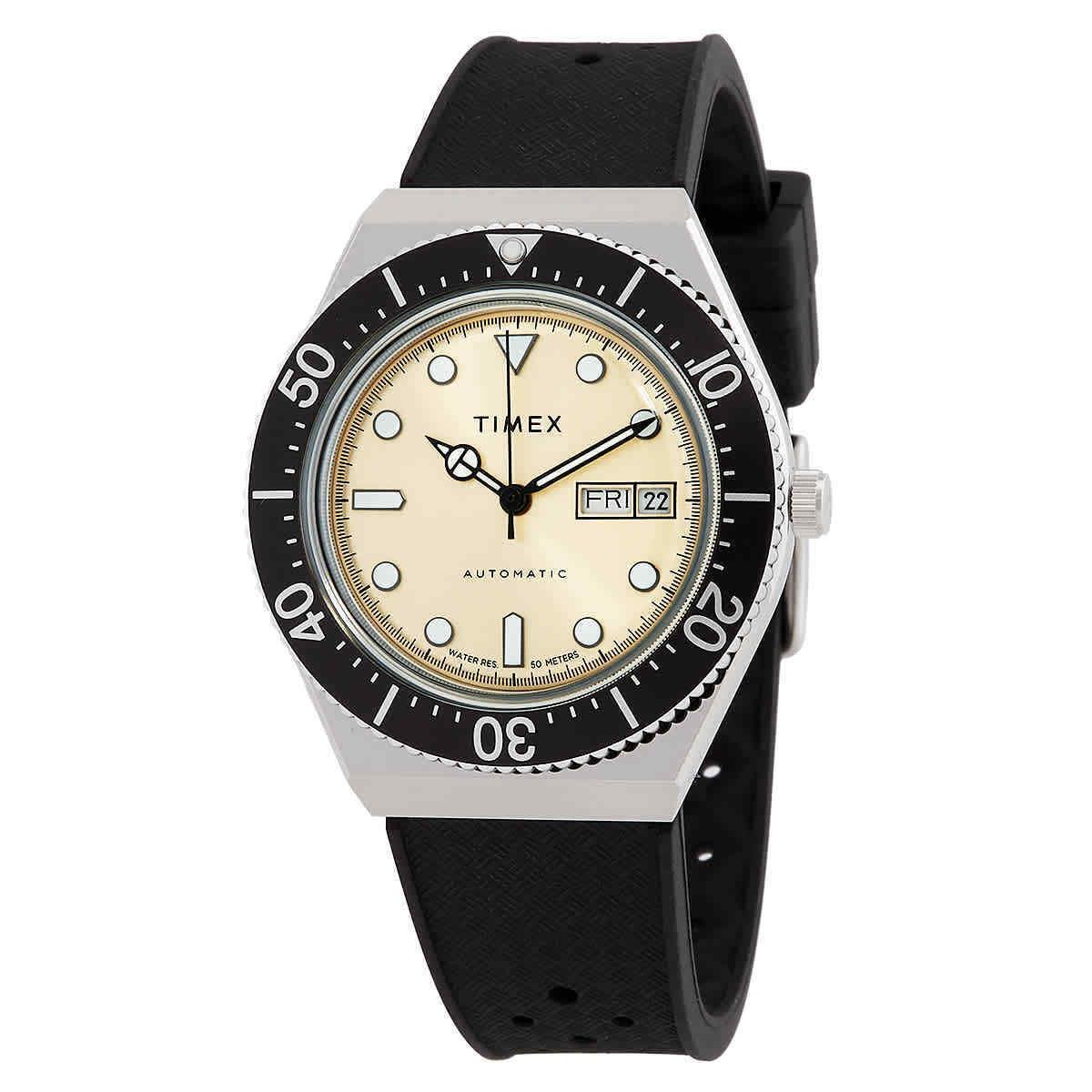 Timex M79 Automatic Champagne Dial Men`s Watch TW2W47600