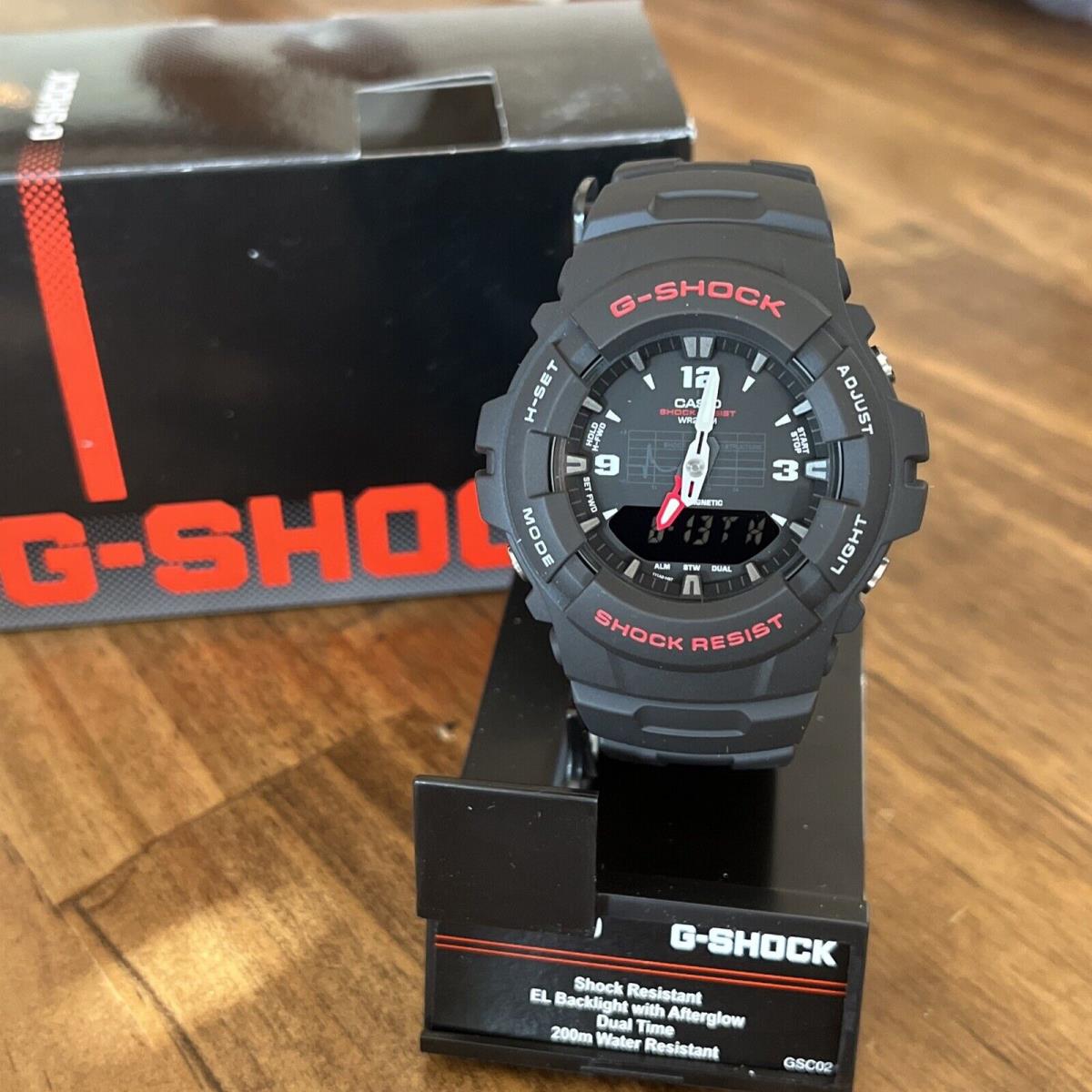Casio G-shock Analog-digital G-100 Series Men`s Watch - G100-1BV Msrp: