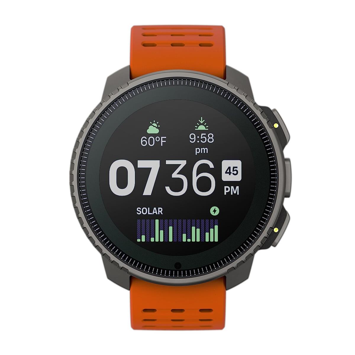 Suunto Vertical: Adventure Gps Watch Large Screen Offline Maps Solar Charging