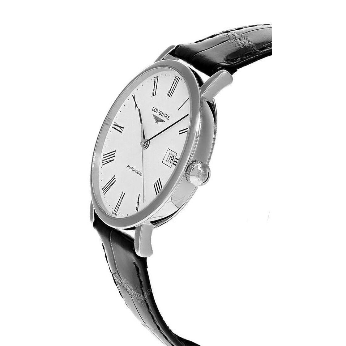 Longines Elegant Collection Auto 37MM White Dial Men`s Watch L4.810.4.11.2
