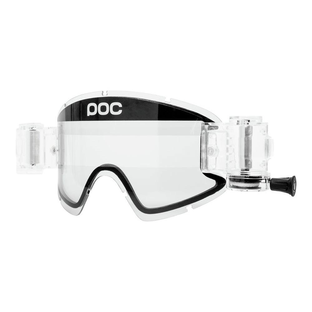 Poc Ora Roll Off System -new- For Poc Ora Mtb Goggles - Includes Clear Film Roll - Clear, Frame: Clear, Lens: Clear