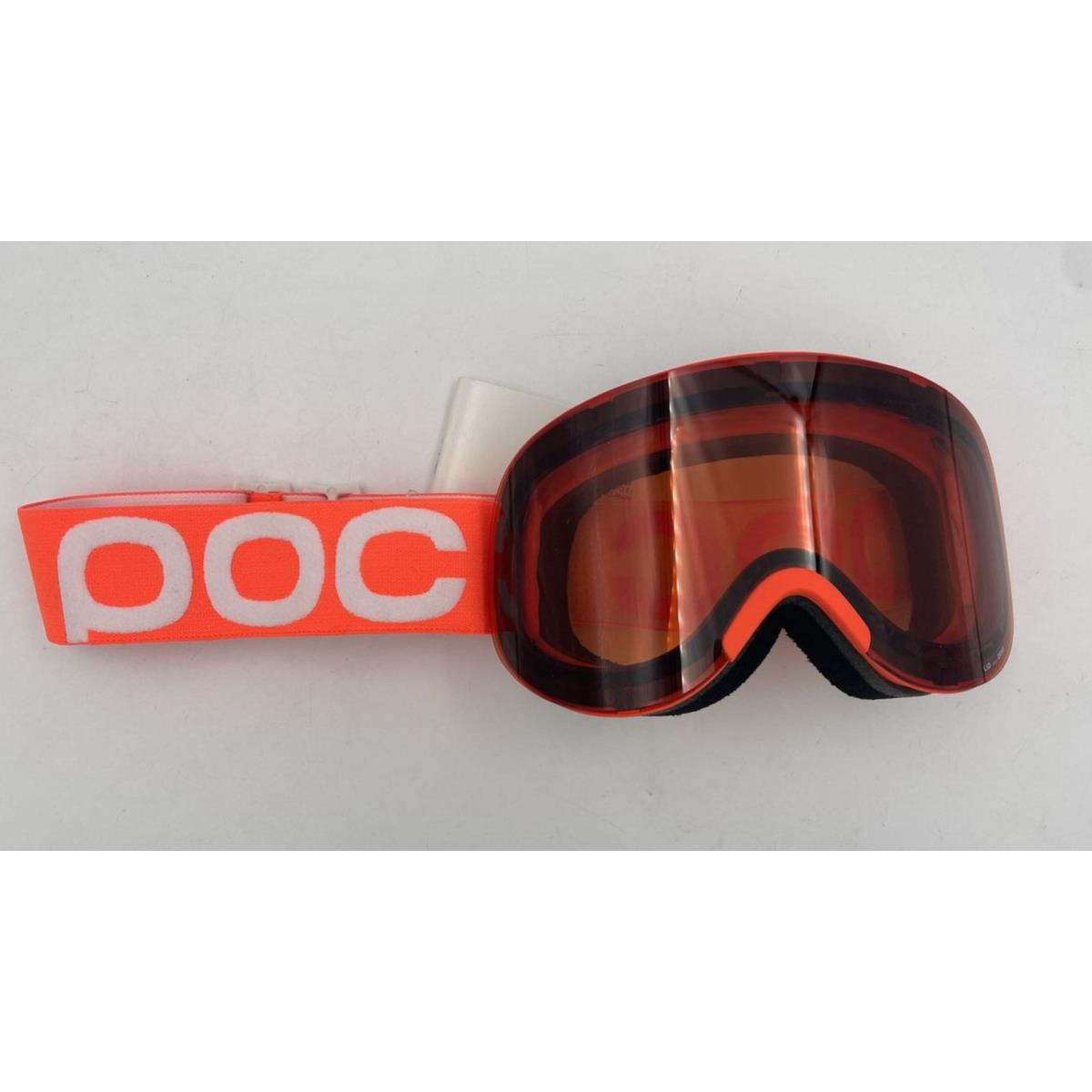 Poc Lid Lobes Goggle Lens Lid Orange Sonar Orange Lens One Size