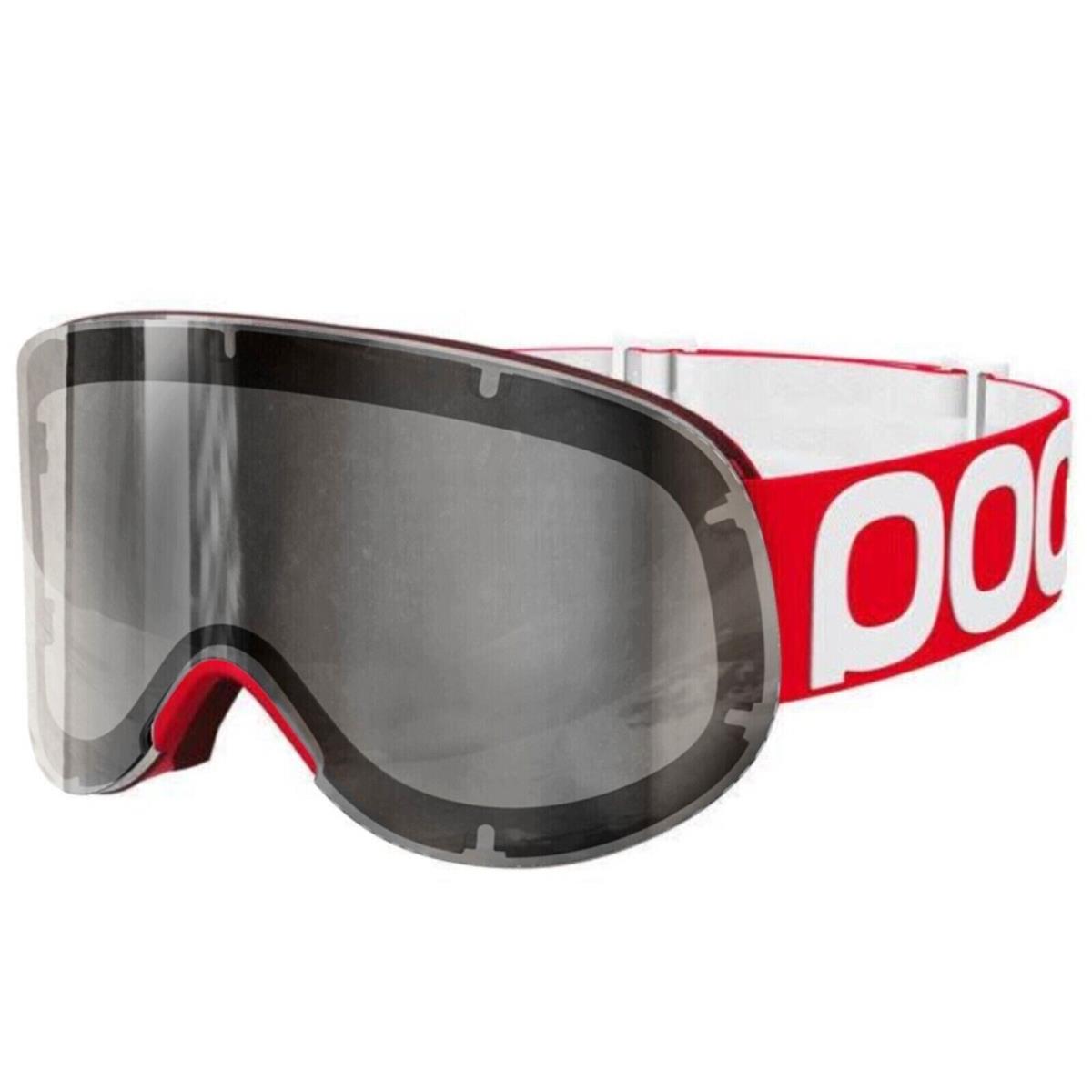 Poc Lid Lobes Goggle Lens Lid Bohrium Red Bronze Silver Lens One Size