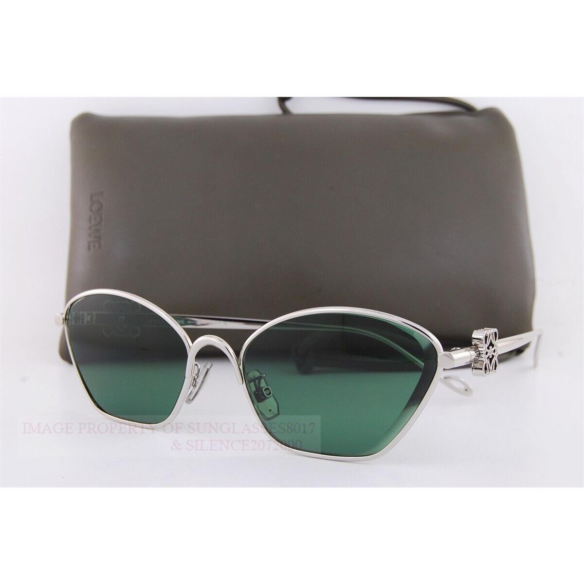 Loewe Sunglasses LW 40115U 16N Silver/dark Green For Women