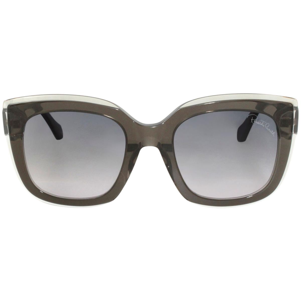 Roberto Cavalli Grosseto RC1069 05B Sunglasses Black-transparent/grey Grad Lens