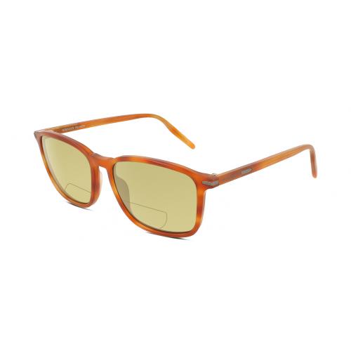 Serengeti Lenwood Unisex Polarized Bifocal Sunglasses Brown Crystal 57mm 41 Opt Yellow