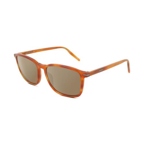 Serengeti Lenwood Unisex Polarized Sunglasses Caramel Brown Crystal 57 mm 4 Opt Amber Brown Polar