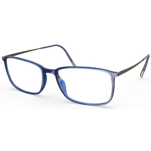 Silhouette Eyeglasses 2930 Spx Illusion 56/17/145 Trusty Blue 2930/75-4560-56MM
