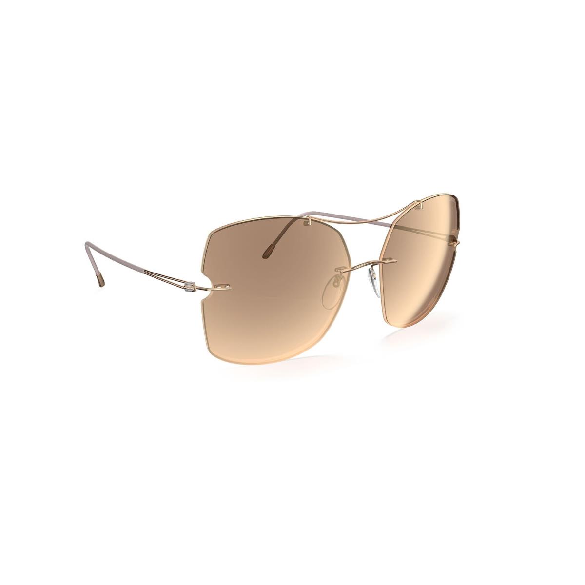 Silhouette Star Island 8183 Rimless Shades 8183 Sunglasses 3530 Rose